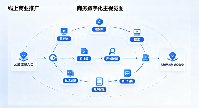 安平县线上商业推广怎么做？全域流量闭环搭建与低成本转化实战指南